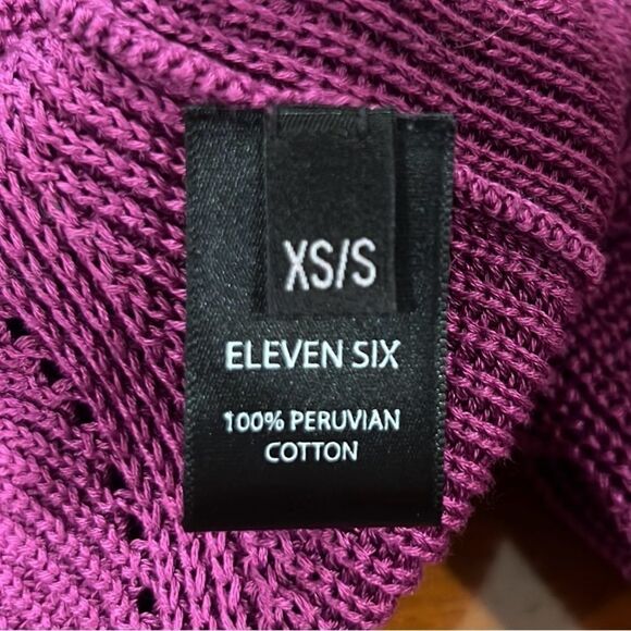 Eleven Six violet Elsi v neck Peruvian cotton sweater
Size XS/small - Picture 10 of 11